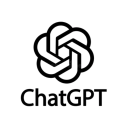 Logo of ChatGPT, an AI language model by OpenAI, featuring an intricate design symbolizing connectivity and intelligence, used to enhance user interactions on various platforms.
