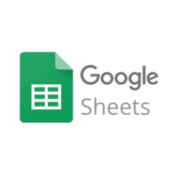 Google Sheets logo, representing the online spreadsheet application used for data organization and analysis, ideal for collaborative projects and financial tracking.
