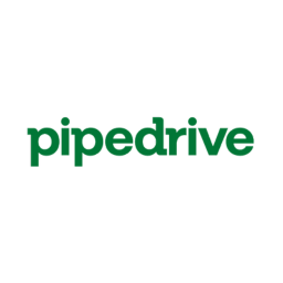 Pipedrive logo showcasing the brand's commitment to sales management and CRM solutions, ideal for enhancing business productivity on the website.